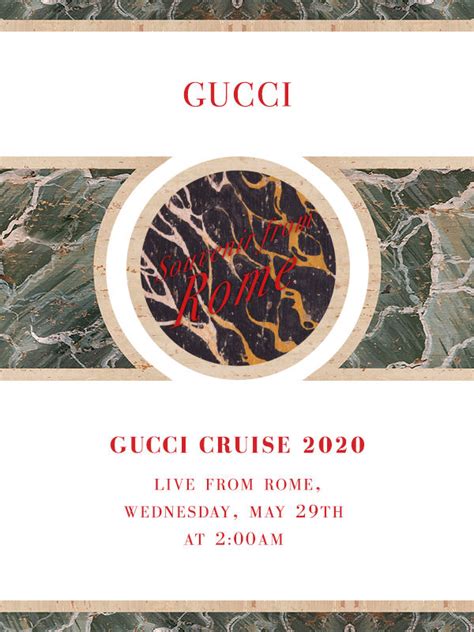 Watch the Gucci Cruise 2020 fashion show live from the